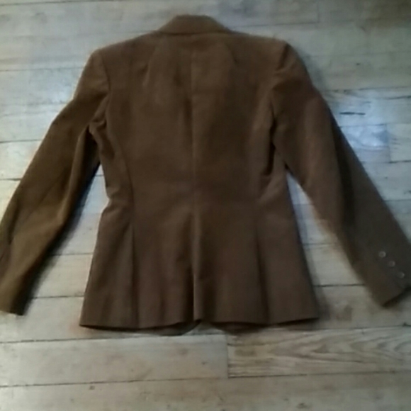 Pre-owned Lilli Ann Ultra Suede Skirt Jacket Suit - Picture 5 of 8
